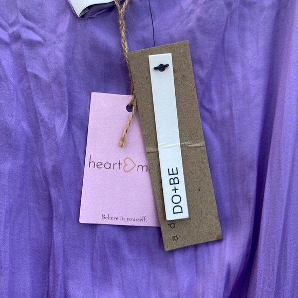 DO+BE Lavender Dress with Mesh Detail - Picture 6 of 6